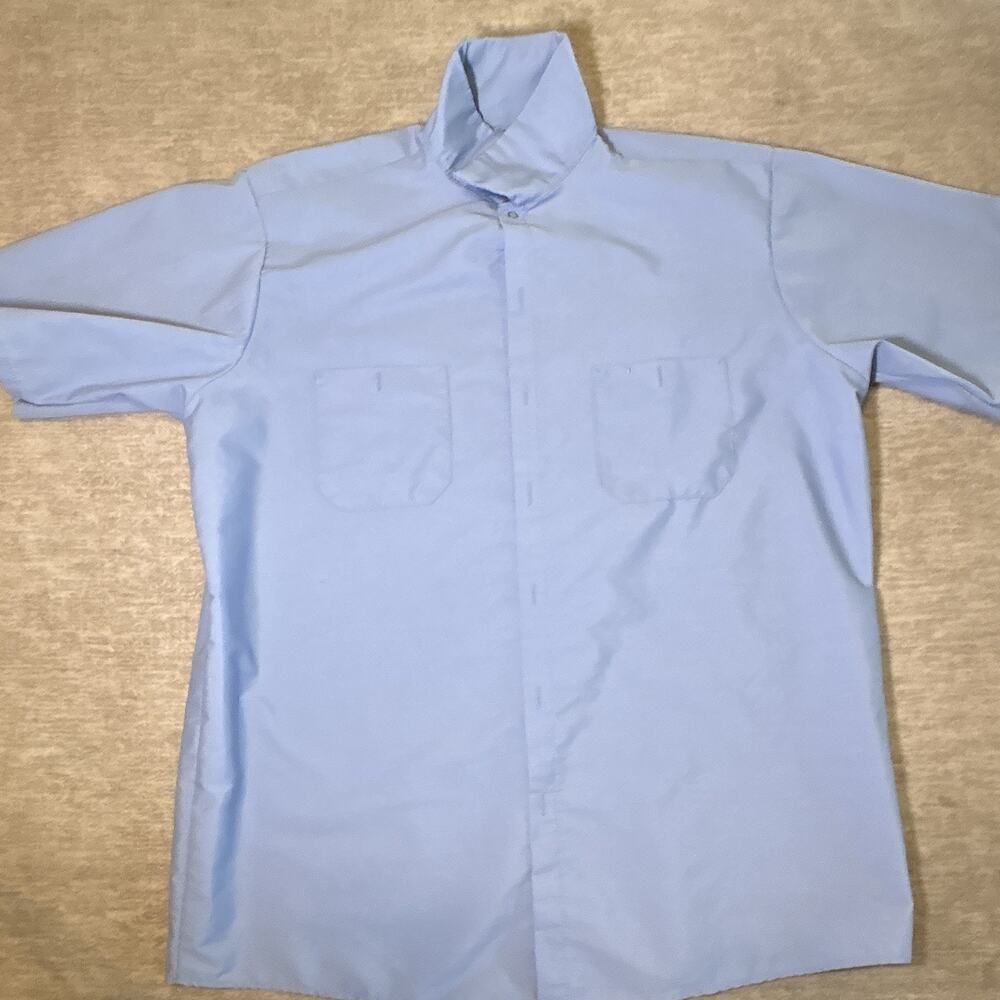 Mens Red Kap Blue button up XL